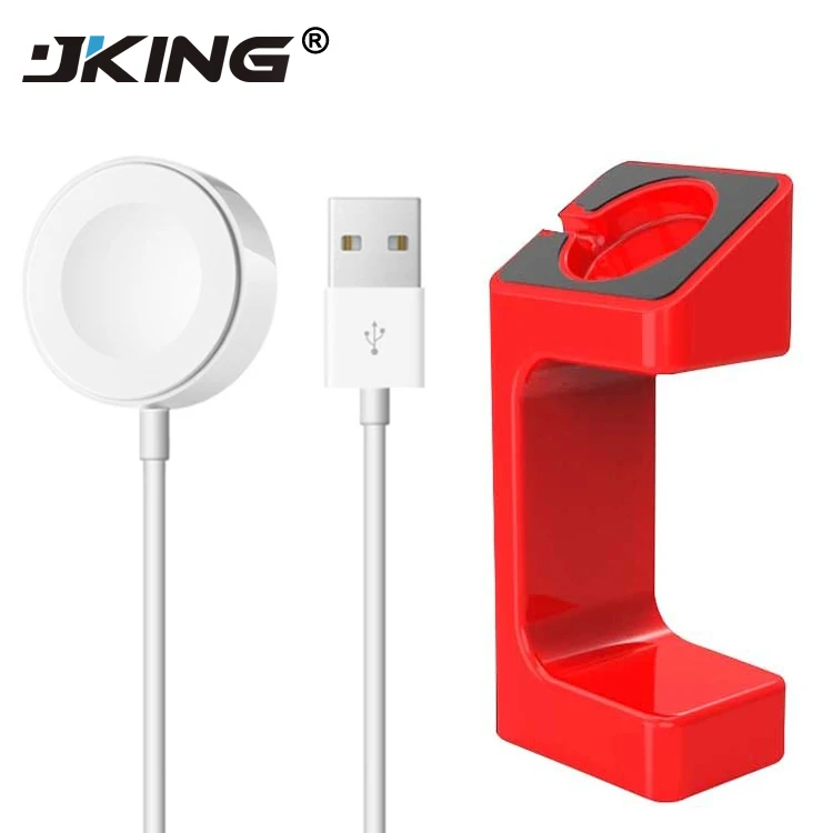 JKing 1 компл. для Apple Watch док Зарядное устройство м Магнитная Беспроводной зарядный