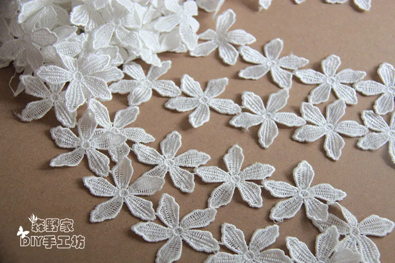 Свадебное водорастворимое кружево с цветочной вышивкой 10 ярдов 6 см | Дом и сад