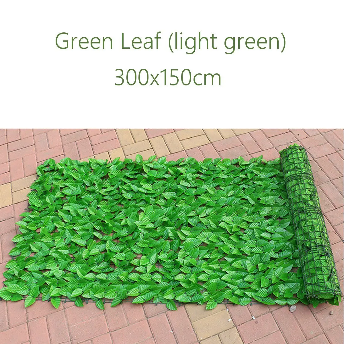 Light Green Leaf 300x150 см искусственный забор экран декоративные растения листья Крытый Открытый стены украшения зелени Свадебные фоновые панели - Цвет: Light Green Leaf