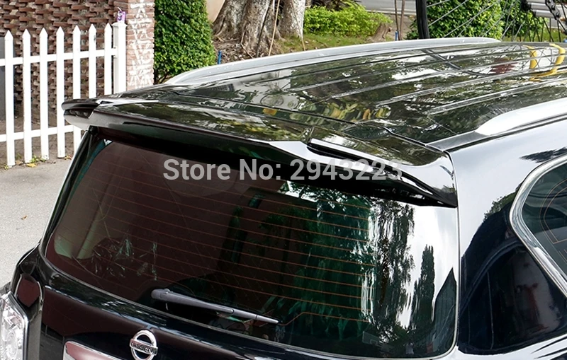 Для Nissan PATROL Y62 2011 2019 ABS пластик белый черный цвет задний спойлер багажник Крыло