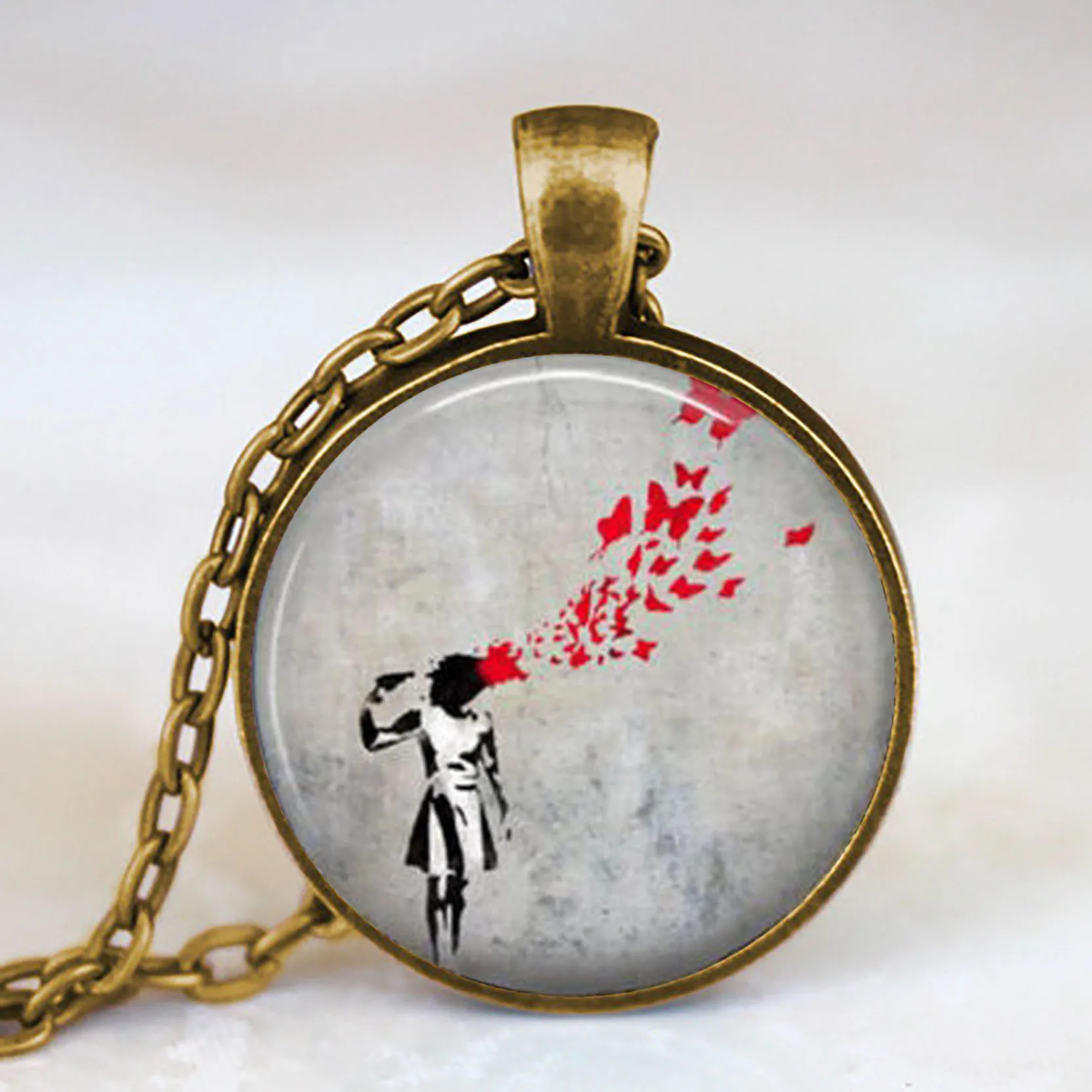 Кулон Ван Гога из античной бронзы ожерелье с модным рисунком креативный