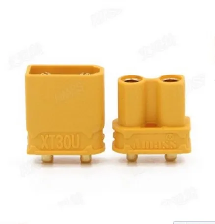 

10pcs Amass XT30U Male 10pcs Female Bullet Connector Plug the Upgrade XT30 For RC FPV Lipo Battery RC Quadcopter (10 Pair=20pcs)