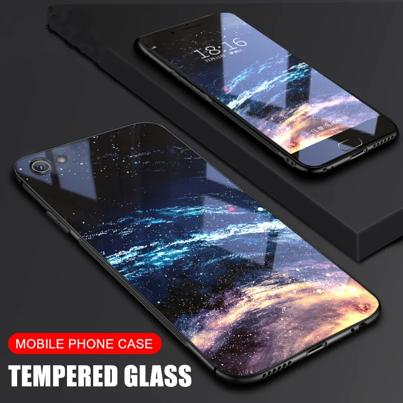 GURIOO Роскошный телефон чехол для iPhone 6 S 7 8 XS плюс X XR Max Space Cosmic звездное небо жесткий