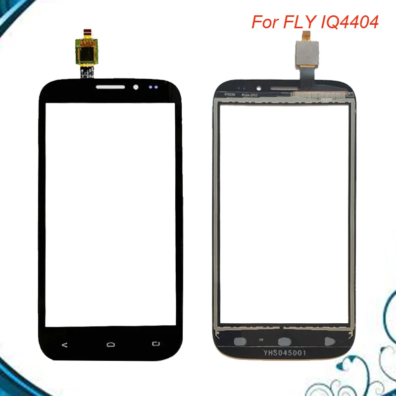 Высокое стекло Сенсорное IQ 4404 для Fly IQ4404 сенсорный экран дигитайзер панель