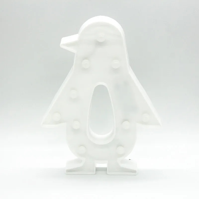 Ночной светодиодный светильник ZESOL в виде пингвина работающий от батарейки