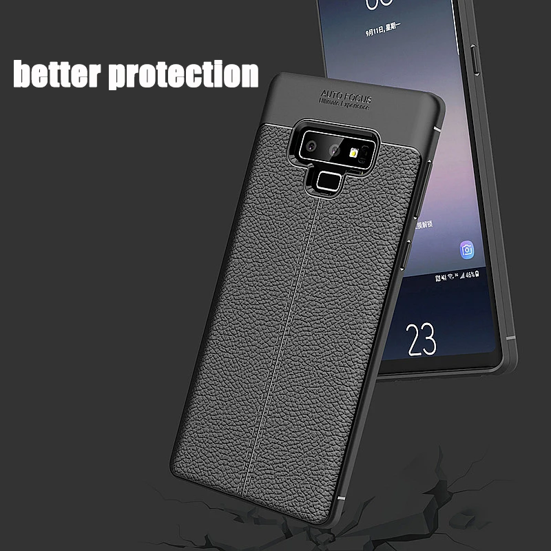 3D Shockproof Case For Coque Samsung Galaxy Note 9 Vintage Soft TPU Cover Note9 Capa Fundas |