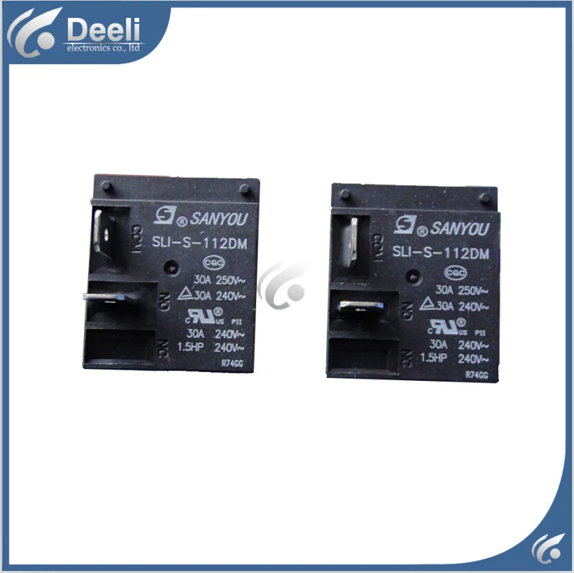5pcs/set good working Original for SLI-S-112DM 4 feet of a group normally open 30A HF2160 T93 DC Mini Power Relay | Бытовая техника
