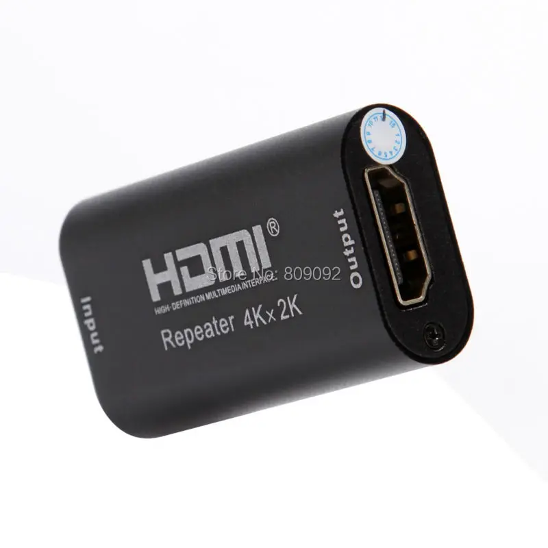 Новый мини HDMI ретранслятор наполнитель усилитель 40 м поддержка 4K 2K 3D 1080P Full HD 3 4G bps