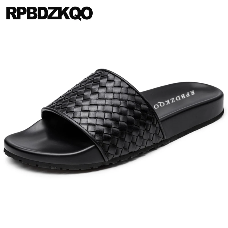 Обувь на плоской подошве мягкие Шлепанцы из натуральной кожи 2021 без задника с