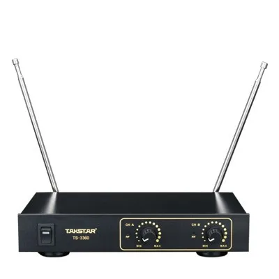 Takstar TS 3360 2 канальный VHF беспроводной микрофон с 6 3 мм смешанным выходом может