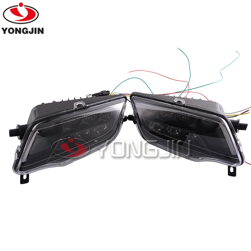 Светодиодные фары Hi/Lo с кольцом halo для Honda аксессуары Pioneer 1000 SXS1000 ATV UTV|headlamp led|headlamp