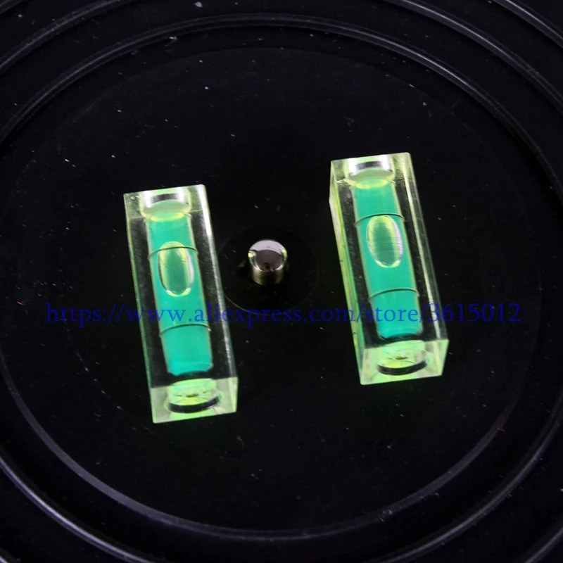 Спиртовой уровень LP Виниловый проигрыватель Пузырьковые градусные тонаушники