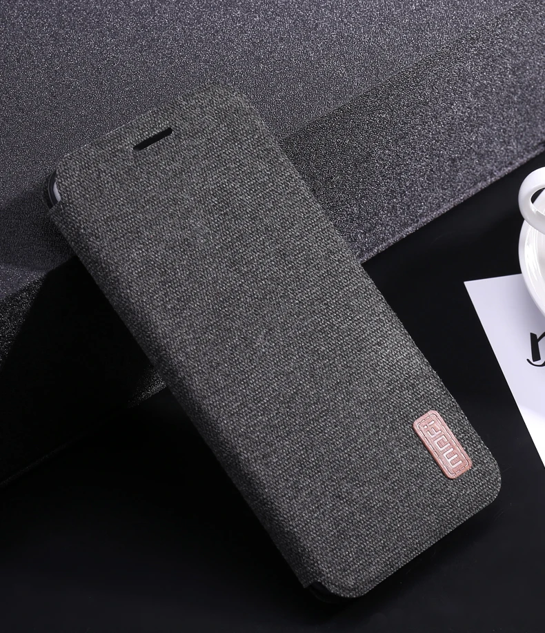 Чехол для Oneplus 6, чехол MOFI для one plus 6, тканевый флип-чехол OP6, Силиконовый ТПУ, полный защитный чехол, 1+ 6, чехол-подставка для бизнеса