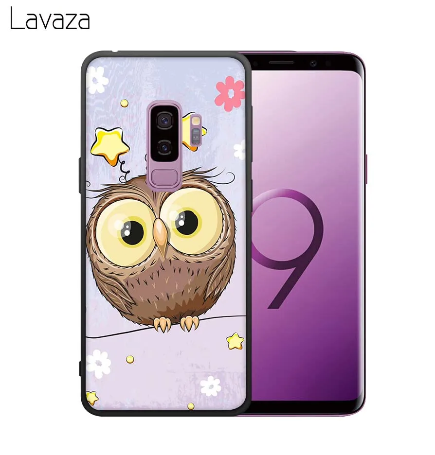 Lavaza Animal Owl Soft TPU Case Cover for Samsung Galaxy S8 S9 S10 Plus S10e A6 A8 A9 J6 2018 Silicone Cases | Мобильные телефоны и