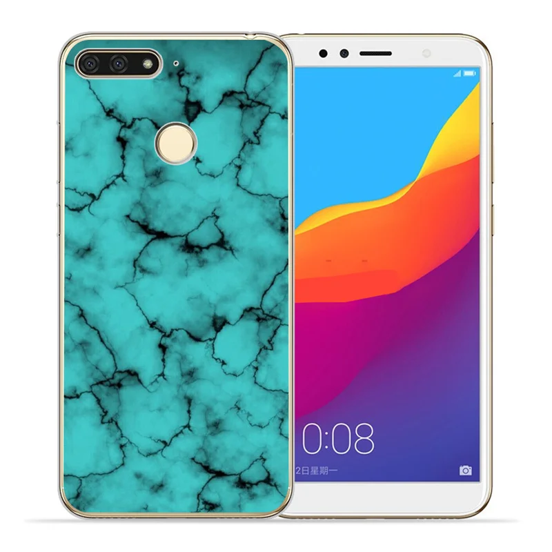 Роскошный чехол с мраморными буквами для huawei II Y5 Y6 Prime Nova 2 3 3I 4 Plus чехол для телефона Coque Etui funda capinha shell capa - Цвет: 0260