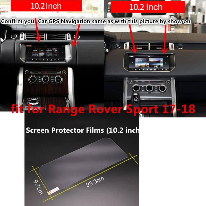 2017-2018 для Land Rover Range Sport 10. 2 дюйма! Интерьерные наклейки Автомобильные gps навигаторы