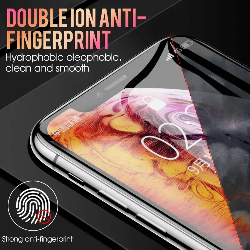 AIFFECT 10D мягкая Гидрогелевая пленка для iPhone полное покрытие защита экрана на 7 6 6s 8