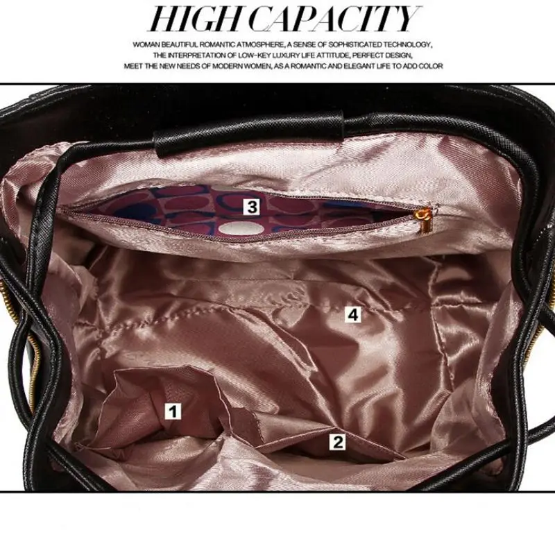 

Women Backpack High Quality PU Leather School Bags For Teenagers Girls Leisure Backpacks Candy Color LL18