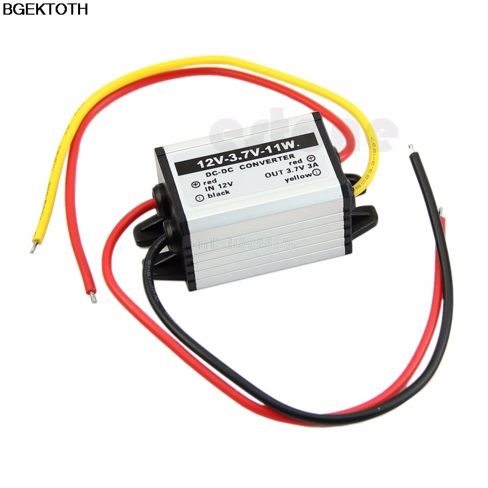 

Waterproof DC to DC buck Converter 12V to 3.7V 11W Power Supply Module