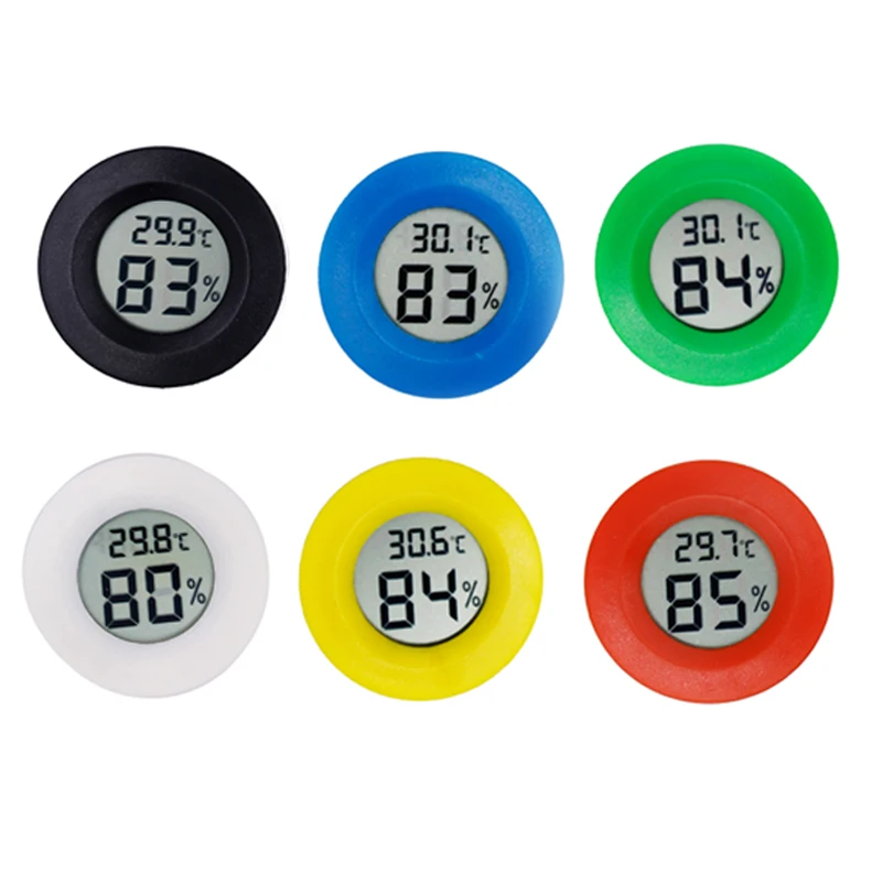 

50pcs BY DHL/Fedex Mini LCD Digital Thermometer Hygrometer Fridge Freezer tester Temperature Humidity Meter detector