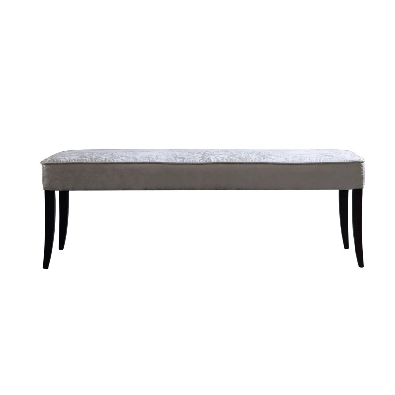 Французская мебель для спальни Кровать Конце Скамьи мягкая Османской табурет