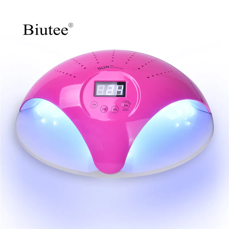 Rose Red Biutee 48 Вт ультрафиолетовая лампа для ногтей лед уф лампа led лампа для ногтей - Цвет: Rose Red