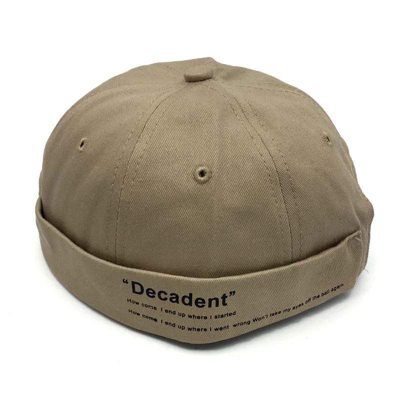 Милые шапки для женщин Skullies мужские и женские Skullcap однотонные хлопковые