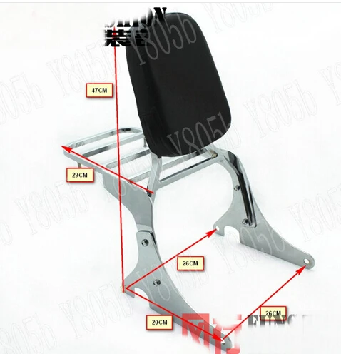Багажная стойка для мотоцикла на спинку Sissy Bar KAWASAKI Vulcan VN400 VN 800 | Автомобили и
