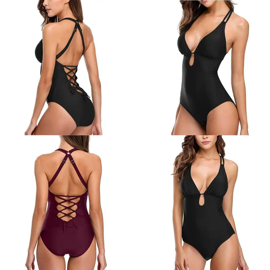 Женские однотонные на бретельках без рукавов с перекрестными ремешками летние