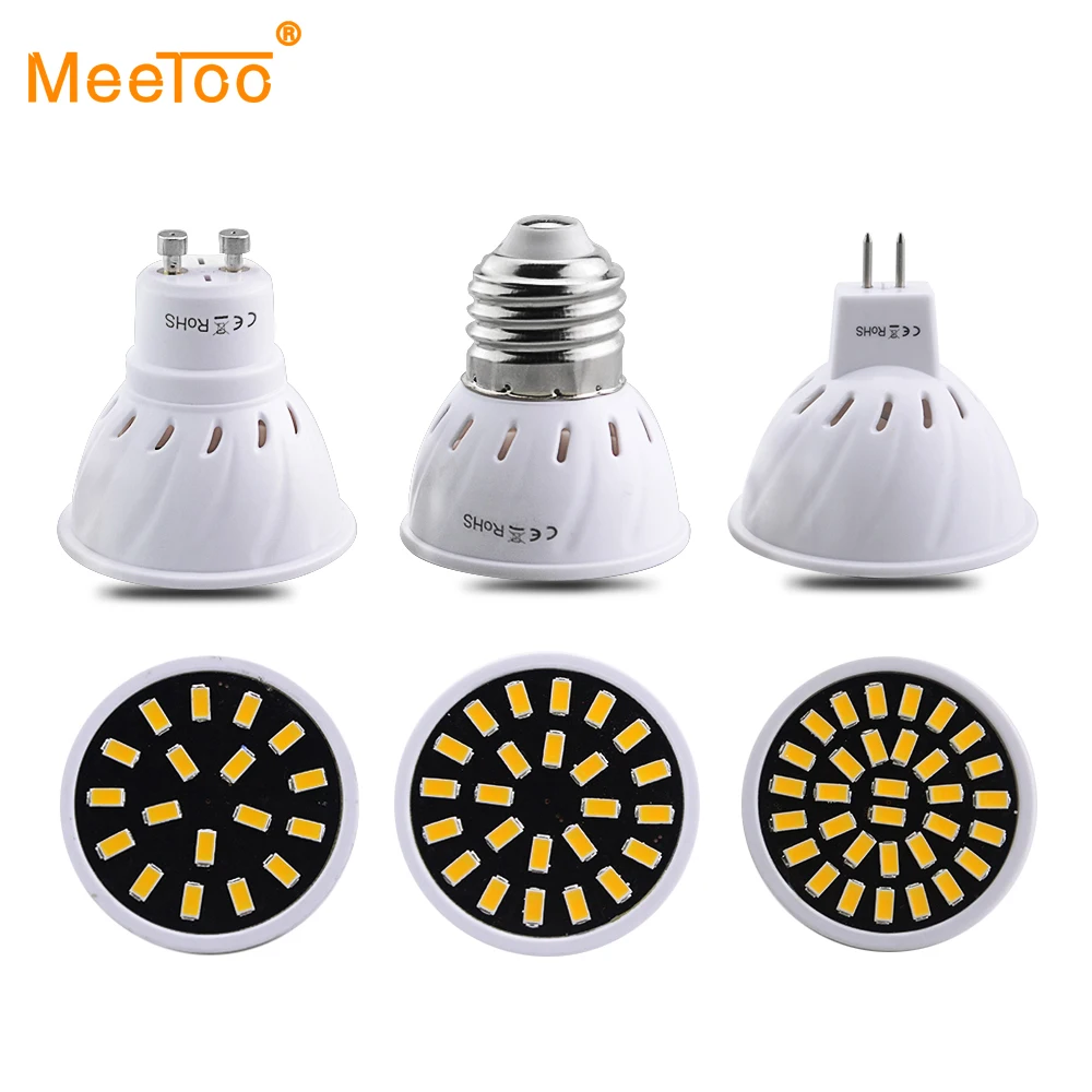 Светодиодный точечный светильник GU10 MR16 E27 светодиодный 5 Вт 7 9 5733SMD 18/24/32 s AC 220 В 110 ing