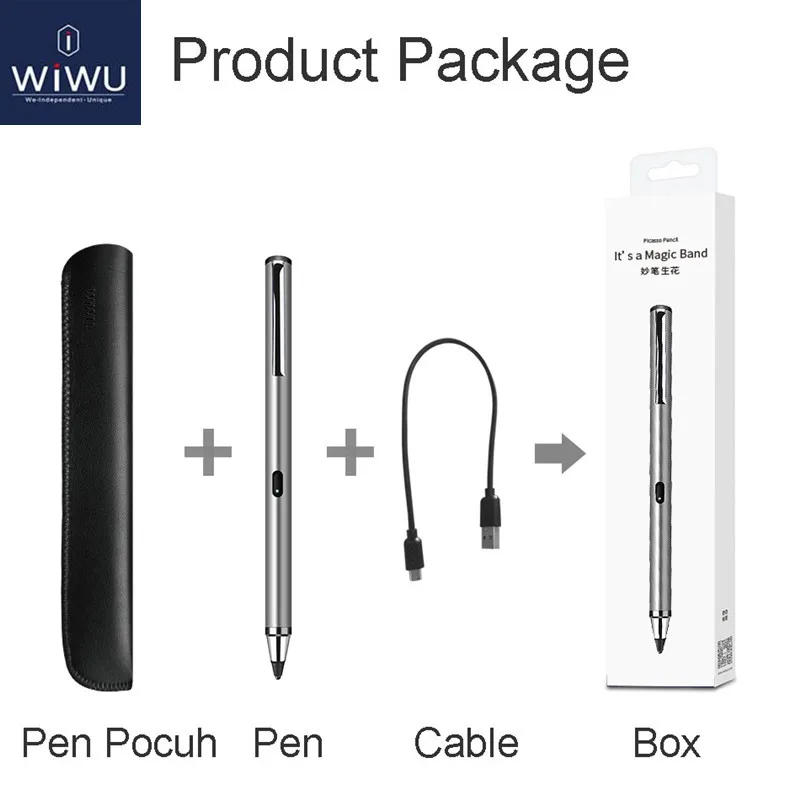 For apple Pencil WIWU 2019 new stylus capacitance touch ipad Pro 1 2 3 4 2018 Apple iPad mini 7.9Inch | Компьютеры и офис