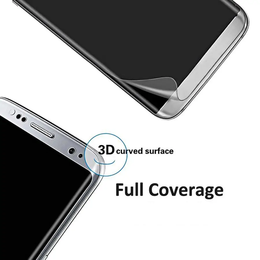 Ультратонкая изогнутая защитная плёнка для Samsung Galaxy Note 8 S9 S8 Plus/S8/S7 Edge/S6 Edge Plus |