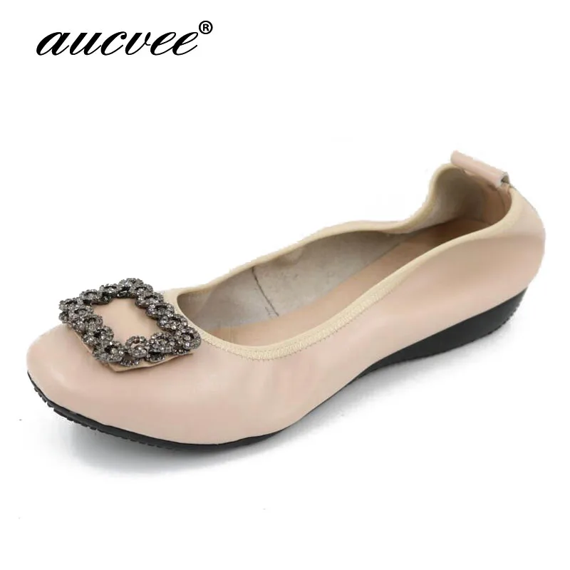 

Women Flats Spring Autumn large size 34~43 Brand Women Shoes Female Soft Comfortable Square head Female Loafers Ballet flats