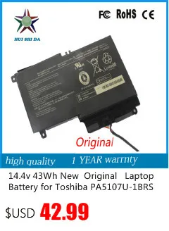 10,8 В 5200 мАч высококачественный Аккумулятор для ноутбука для Toshiba PA3634U-1BRS M305 M800 L300 U400 pa3817u-1brs