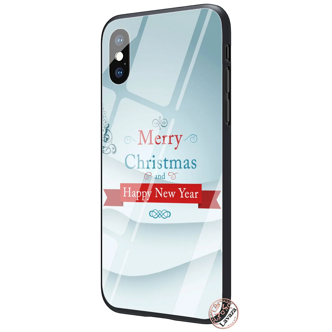 Lavaza Happy new year Merry Christmas закаленное стекло чехол для телефона Apple iPhone XR XS Max X 8 7 6 S Plus 5 5S SE чехлы - Цвет: TG2