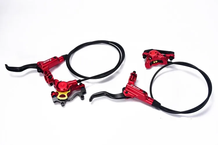 

1 Pair Mountain Road Bike Hydraulic Brake Kit 750/1350 mm MTB Bicycle Over 395/447 Oil Disc Brake Set Front and Rear Bike Parts