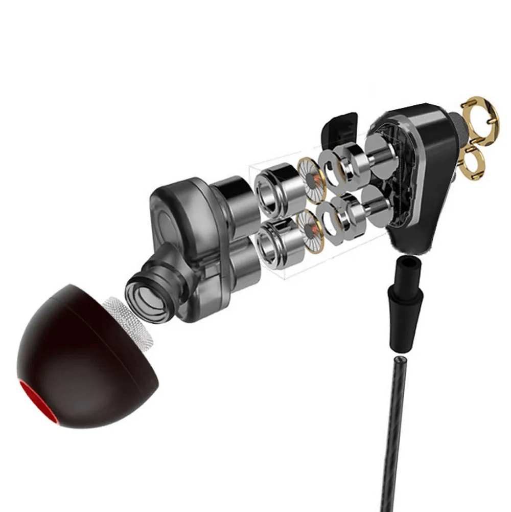 HIFI тяжелый бас двойной Динамический драйвер наушники Беспроводная Bluetooth