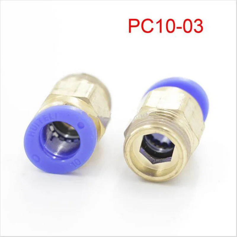 

Free Shipping 10 Pcs PC10-03 Pneumatic Fittings Quick Connectors