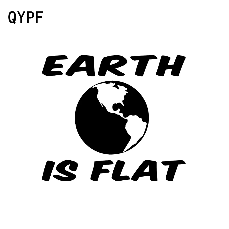 QYPF 12 1 см * 10 6 Индивидуальная черная серебряная виниловая Земля плоская наклейка