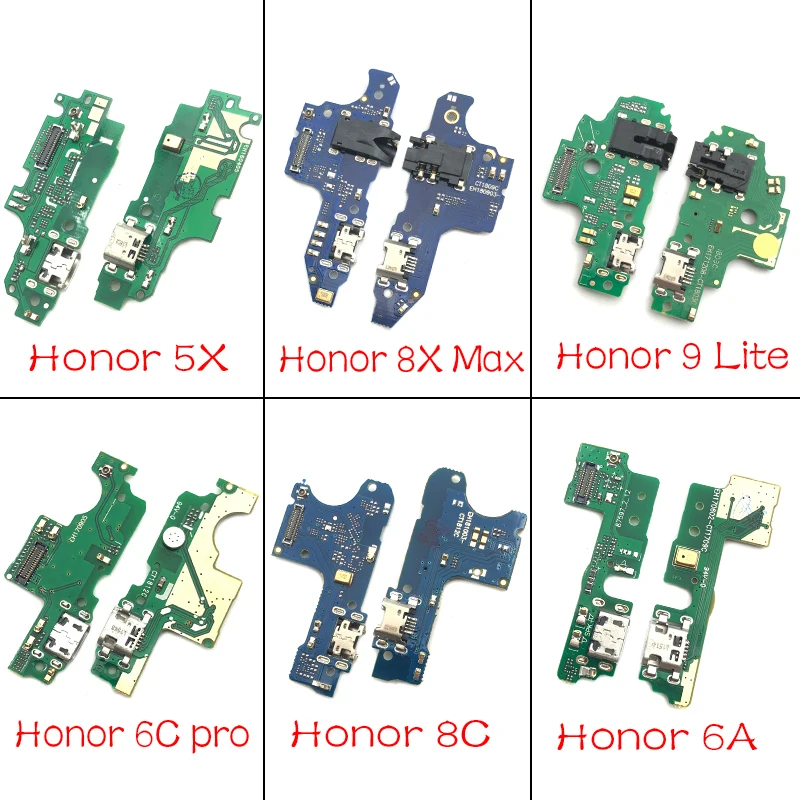 Новый гибкий USB-кабель для док-станции Замена платы соединителя Huawei Honor 8 9 10 Lite 5c 5X