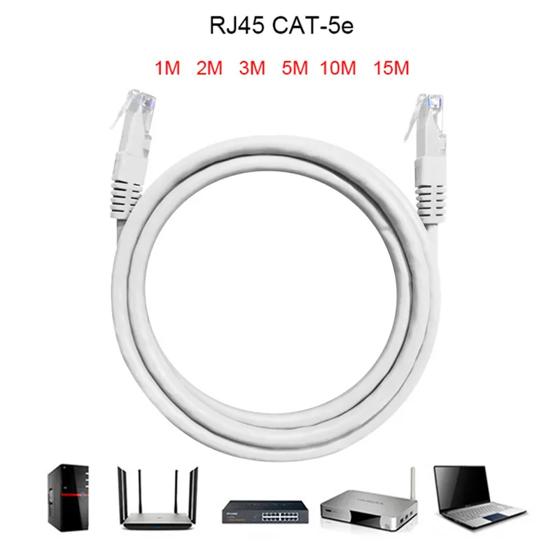 2019 перемычка 1 м белая долговечная модель кабель локальной сети RJ45 для