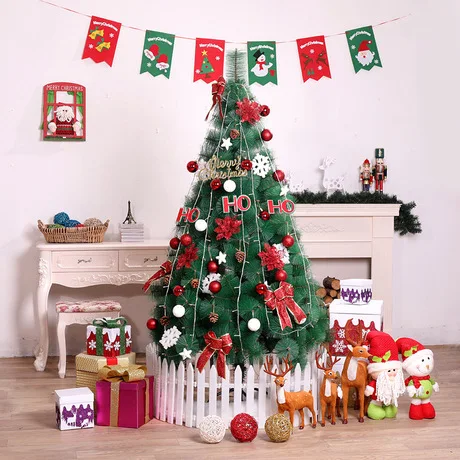 Рождественские украшения для рождественской елки для дома arbol de navidad kerstboom sapin de noel хвоинка Рождественская елка 60/120/150/180/210 см