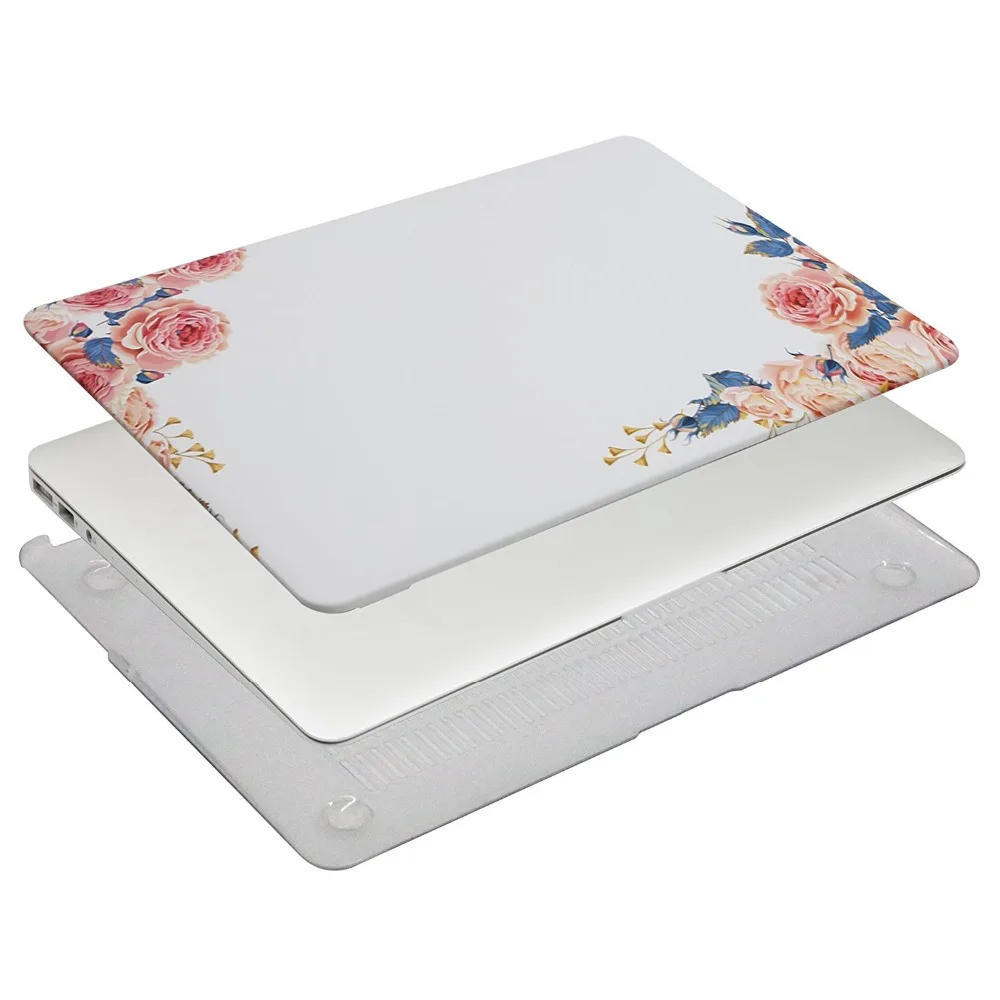 Mosiso 4 в 1 цветочный чехол для Macbook Air 13 год 2017 2016 2015 2014 2013 Mac 3 аксессуары|cases for macbook|case