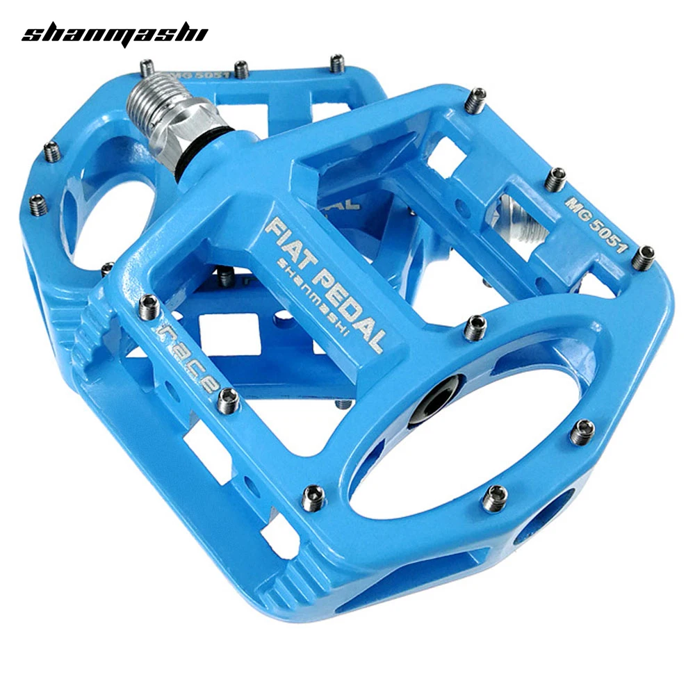 Shanmashi MG 5051 2 шт Плоские велосипедные педали для гонок противоскользящие Легкие из