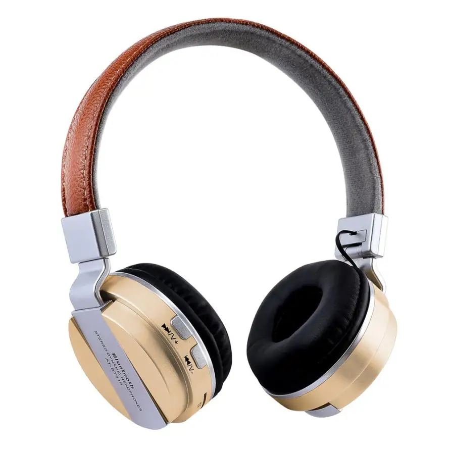 Новые Bluetooth наушники стерео Беспроводная гарнитура с микрофоном - Цена: 