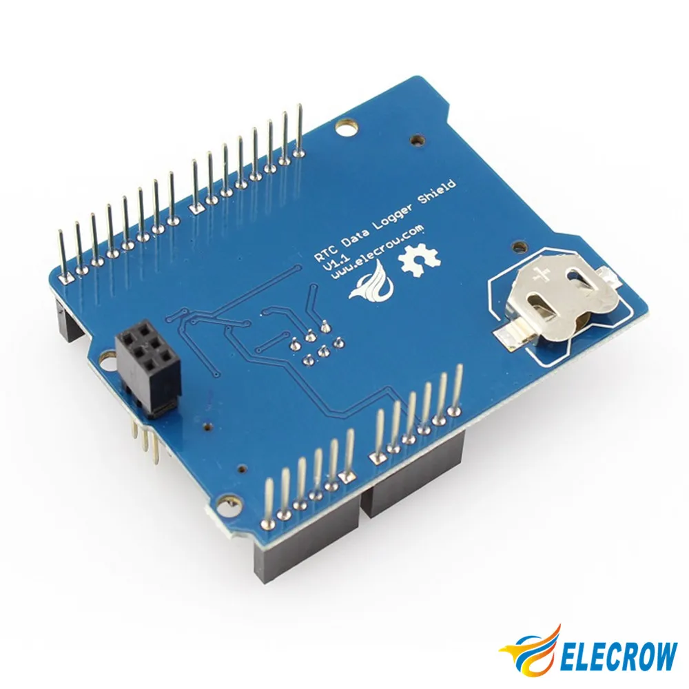 Elecrow RTC Технические данные для Arduino UNO Поддержка MicroSD SDHC TF карт с встроенным