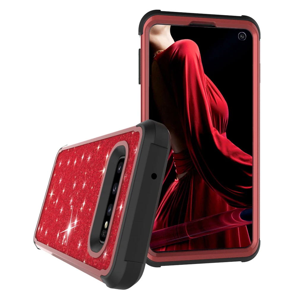 Чехол с блестками для Samsung Galaxy S10 Plus S 10 plus защитный чехол 10s 7plus 9 8 Aamsung |