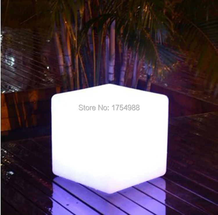 Beste 2015 Gratis Verzending Oplaadbare Led Cube/Led Cube Seat/Led Glow Cube Ontlasting Led Lichtgevende Lichtbalk Kruk Kleur Verwisselbare