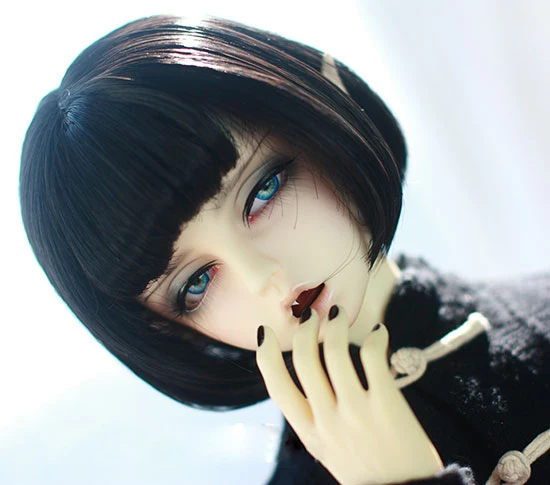 BJD парик для куклы высокая температура провод короткие парики 1/3 1/4 1/6 DD SD YOSD кукла