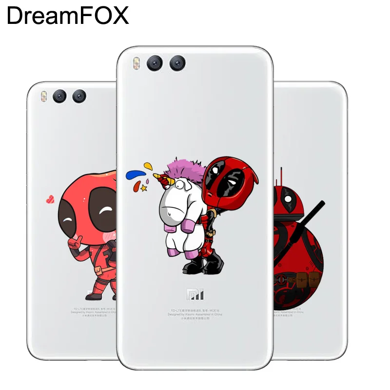DREAMFOX L520 Дэдпул Мягкий ТПУ силиконовый чехол для Xiaomi Redmi Note 3 4 5 Plus 3S 4A 4X 5A Pro Global |